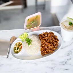 เนื้อสับกระเทียม