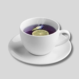 Butterfly Pea Lemon Hot(ชาอัญชันมะนาว)