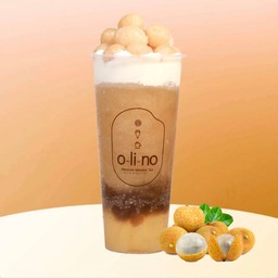 ชาข้าวหอมลำไย ครีมชีส