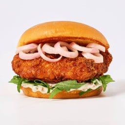 แบล็คทรัฟเฟิล เบอร์เกอร์ไก่