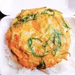 ข้าวไข่เจียวชะอม