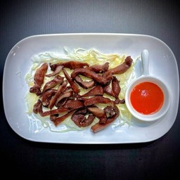 ลิ้นเค็มทอด | Fried Salted Beef Tongue