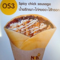 OS3 น้ำพริกเผา.ไก่หยอง.ไส้กรอก
