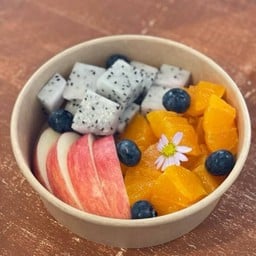 แอปเปิ้ล+ส้ม+แก้วมังกร+บลูเบอร์รี่