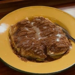 ขนมปังกลมปิ้ง ( ไมโลนมข้ม )