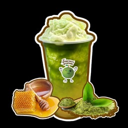 มัทฉะมะนาวน้ำผึ้งปั่น