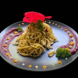 A.O.P ผัด พริกแห้ง กระเทียม น้ำมันมะกอก