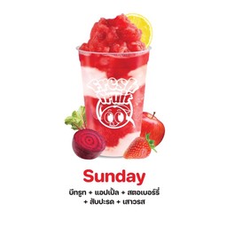 Sunday บีทรูล แอปเปิ้ล สตอเบอร์รี่ สับปะรด เสาวรส (L)