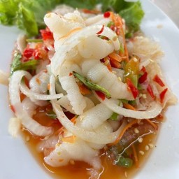 ยำเล็บมือนางเห็ดขาวทะเล