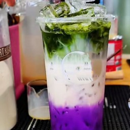 นมเผือกชาเขียว