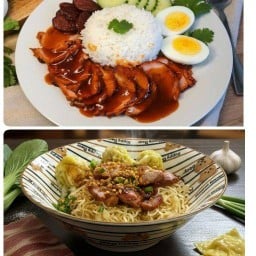 บะหมี่เกี๊ยว-ข้าวหมูแดงสูตรเยาวราช (ในเมือง)