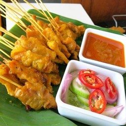 หมูสะเต๊ะ 10 ไม้ชุดเล็ก