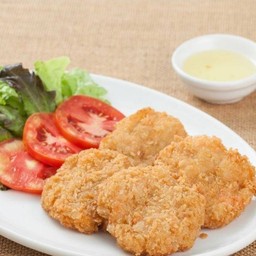 ทอดมันกุ้ง (4ชิ้น)