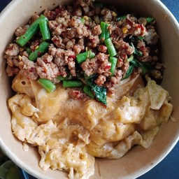 ข้าวไข่ข้น+กะเพาหมูสับ