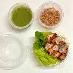 ปลาหมึกไข่ย่างมันกุ้ง