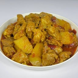 ซะเกาแด่ ข้าวแกงพม่า (กะเหรี่ยง) และ ชาพม่า บางกะปิ