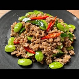 สตอหมูสับเป็นกับข้าว