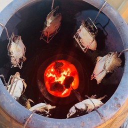 ปลาทับทิมอบโอ่ง