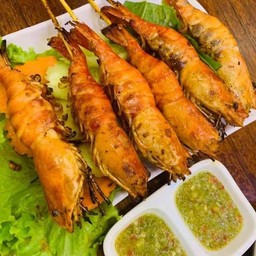 烤小白虾一支（ย่างกุ้งขาว1ตัว)