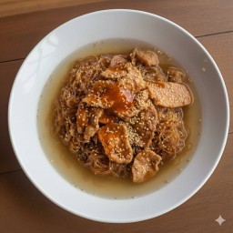 สุกี้น้ำใสไม่ใส่ผัก ไข่+วุ้นเส้น+เนื้อสัตว์