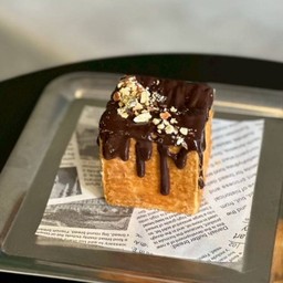 Square Croissant+Choc Sauce