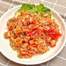 ข้าวผัดปูอัด