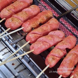 ไส้กรอกแดงเล็ก(ชุดละ 10ไม้)