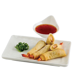 (D) ปอเปี๊ยะกุ้ง