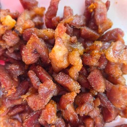 หมูสันคอทอดน้ำปลา