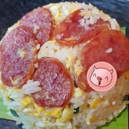 ข้าวผัดกุนเชียงหมูขุนช้าง