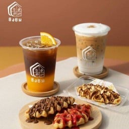 Cc ชิงชิมคอฟฟี่ & ครอฟเฟิล ขนมปังปิ้ง อาหารว่าง & กาแฟสดพรีเมี่ยม [@ by P&K] ปากน้ำ (ซอยการประปาฯ)