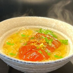 บะเหลืองเป็ดย่างน้ำ