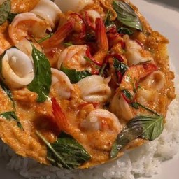 ข้าวห่อหมกทะเลไข่ข้น