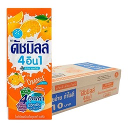 ดัชมิลล์ นมเปรี้ยว ยูเอชที รสส้ม 180 มล.