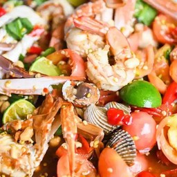 ยำน้ำปลาร้าทะเลสุก