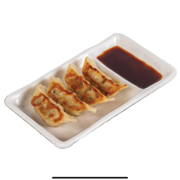 (D) เกี๊ยวซ่าย่าง 4ชิ้น