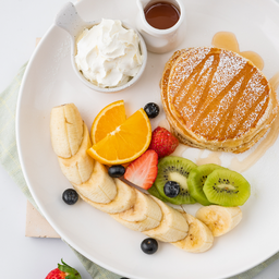 Mix Fruit Pancake / แพนเค้กผลไม้