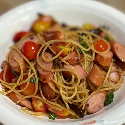 สปาเก็ตตี้ผัดพริกแห้ง