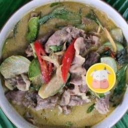 แกงเขียวหวานเนื้อสไลด์ Australia วากิว Top Size