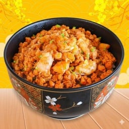 ข้าวหน้าลาวามันกุ้ง