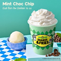 Milkshakes Mint Choc Chip มิลค์เชค มิ้นต์ช็อคชิพส์
