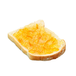 ปังปิ้งแยมส้ม(2แผ่น/1ชุด)