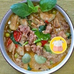 แกงเขียวหวานเนื้อตุ๋น kobe โคขุน (สูตรโบราณ)