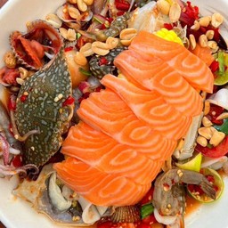 ตำแซลม่่อนนอนนรกแตก