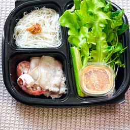 เมี่ยงหมูสามชั้น+กุ้ง (ชุดเล็ก)