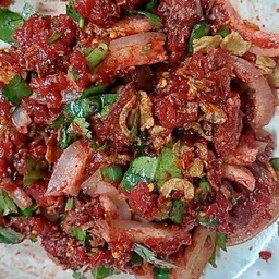ลาบหมูดิบ