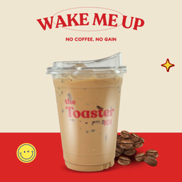 กาแฟครีมลาเต้ Iced coffee cream latte