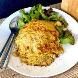 ไข่เจียวนมสด สูตรคลีน