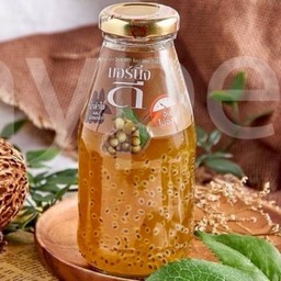 น้ำแมงลักผสมน้ำลำไย