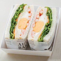 แซนวิชเกาหลีไส้ปูอัดไข่ดาว